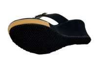 OLIVE FASHION Wedges Heel.BIJNIS - 38/1, BLACK